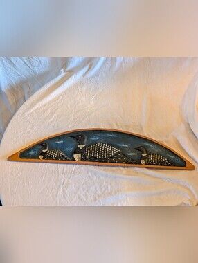 2/90$ Vintage Blue & Black Loon Wall Plaque